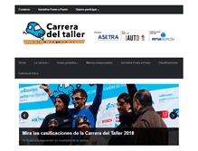 Tablet Screenshot of carreradeltaller.com